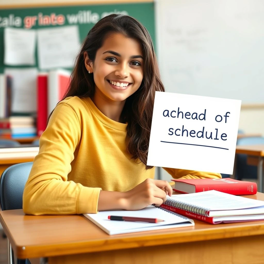 Ahead of Schedule Padroneggiare: Guida Semplice Grammatica per Studenti di Inglese