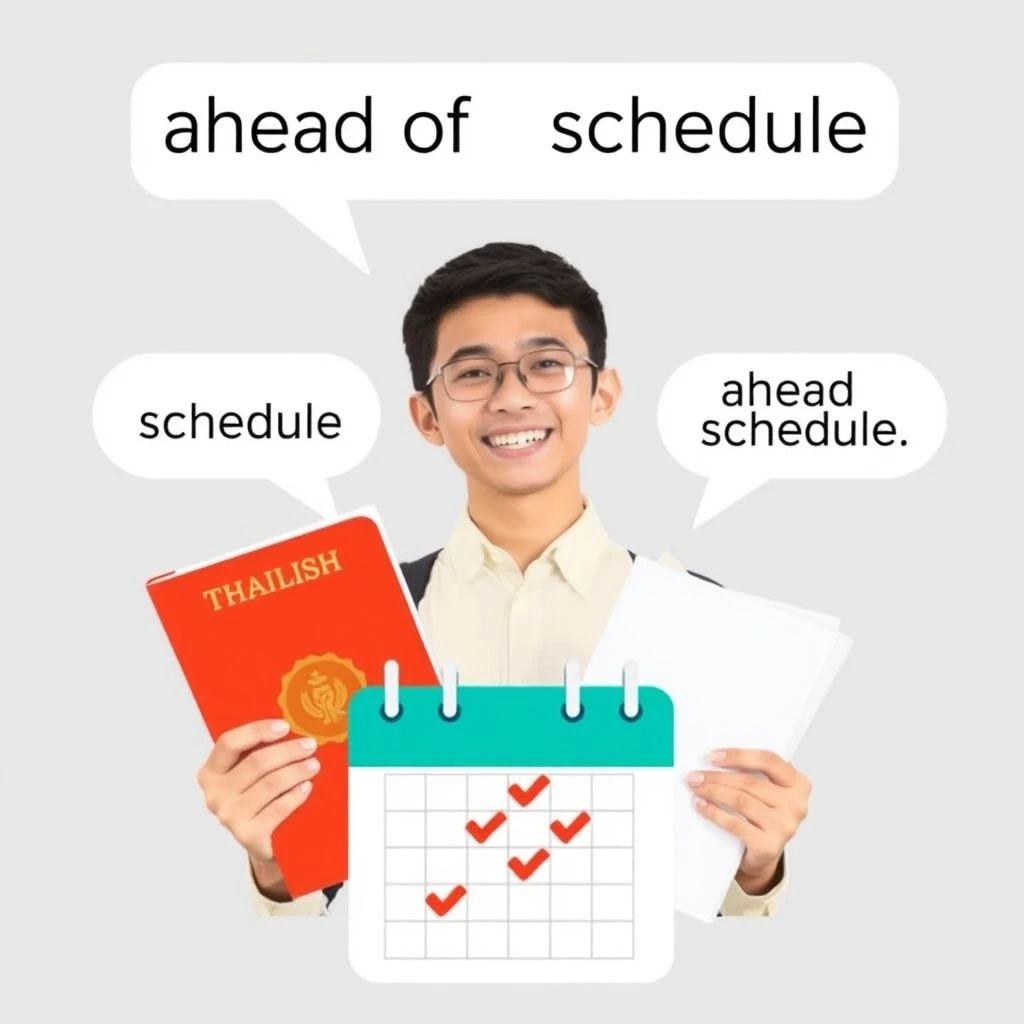 ahead of schedule เชี่ยวชาญคู่มือไวยากรง่าย ๆ สำหรับผู้เรียนภาษาอังกฤษ