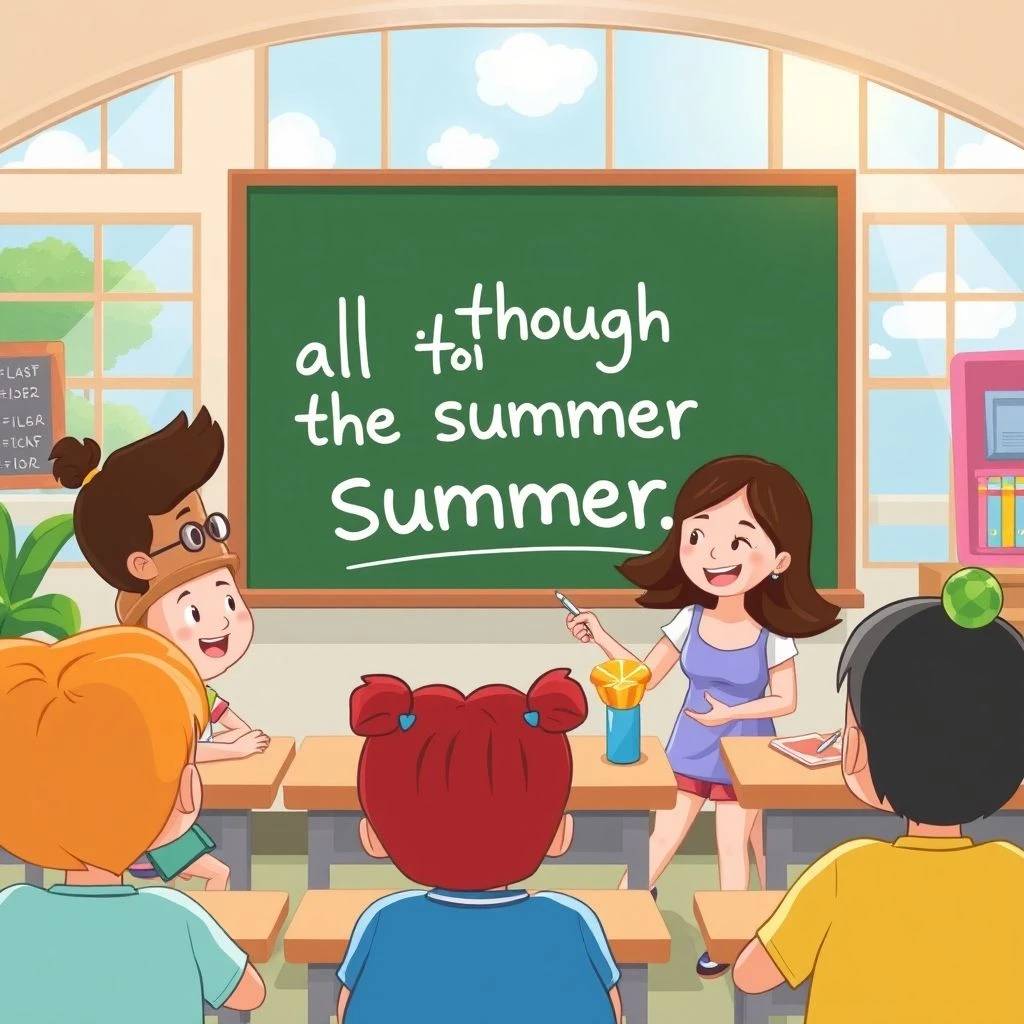 "all through the summer"ı ustalaşmak all through the summer ile basit ve pratik dilbilgisi rehberi