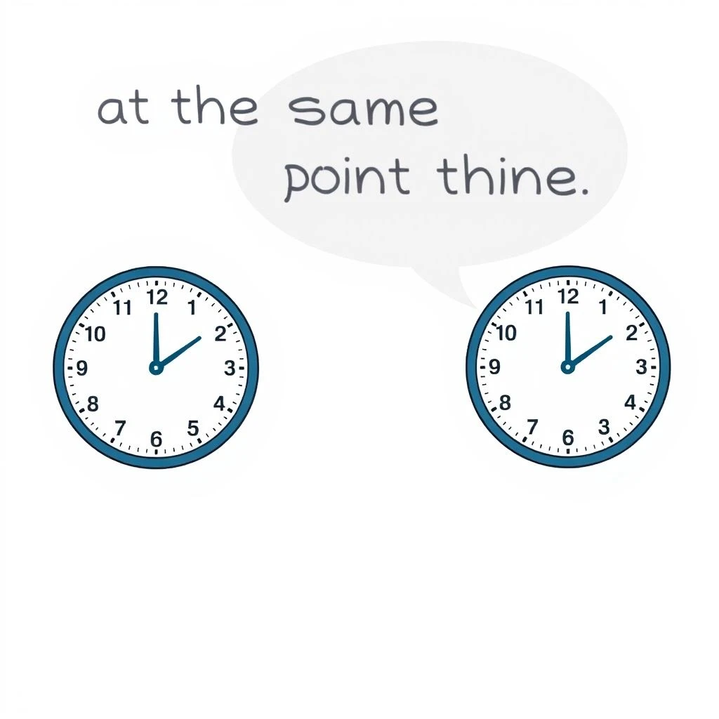 "At the same point in time" Ustalaşmış İfadesini Ustaca Kullanmak Basit Bir Rehber
