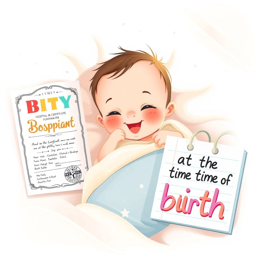 "at the time of birth" 완전 정복 간단한 문법 안내서
