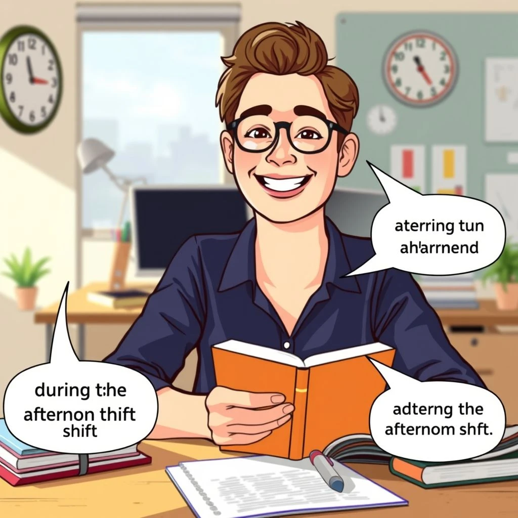 Das Beherrschen von during the afternoon shift – ein einfacher Grammatikleitfaden