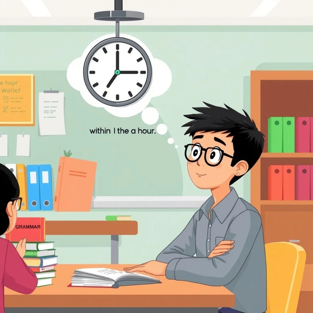 Cara Menggunakan within the hour dalam Bahasa Inggris Arti dan Contoh