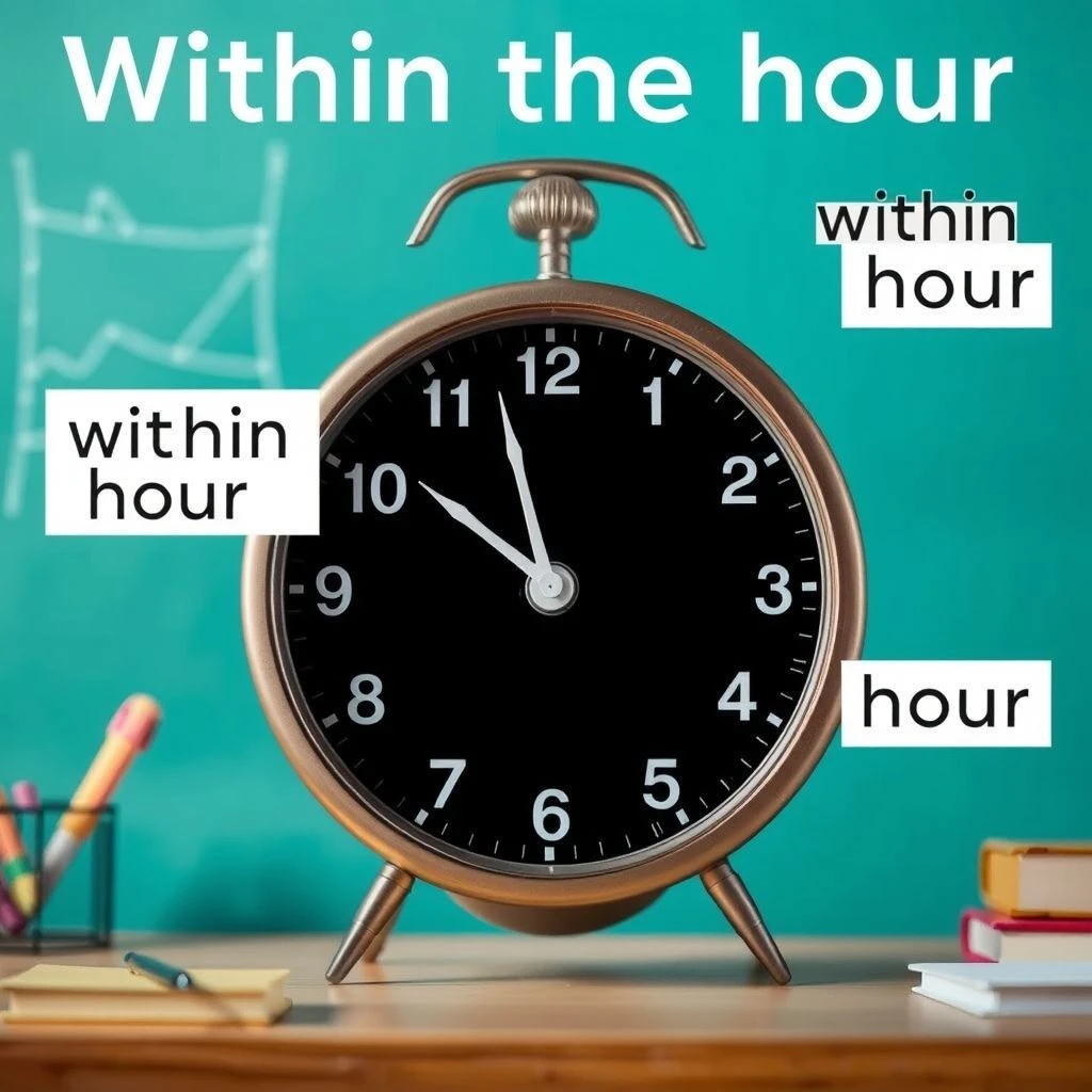 Como Usar Within the Hour em Inglês – Significado e Exemplos