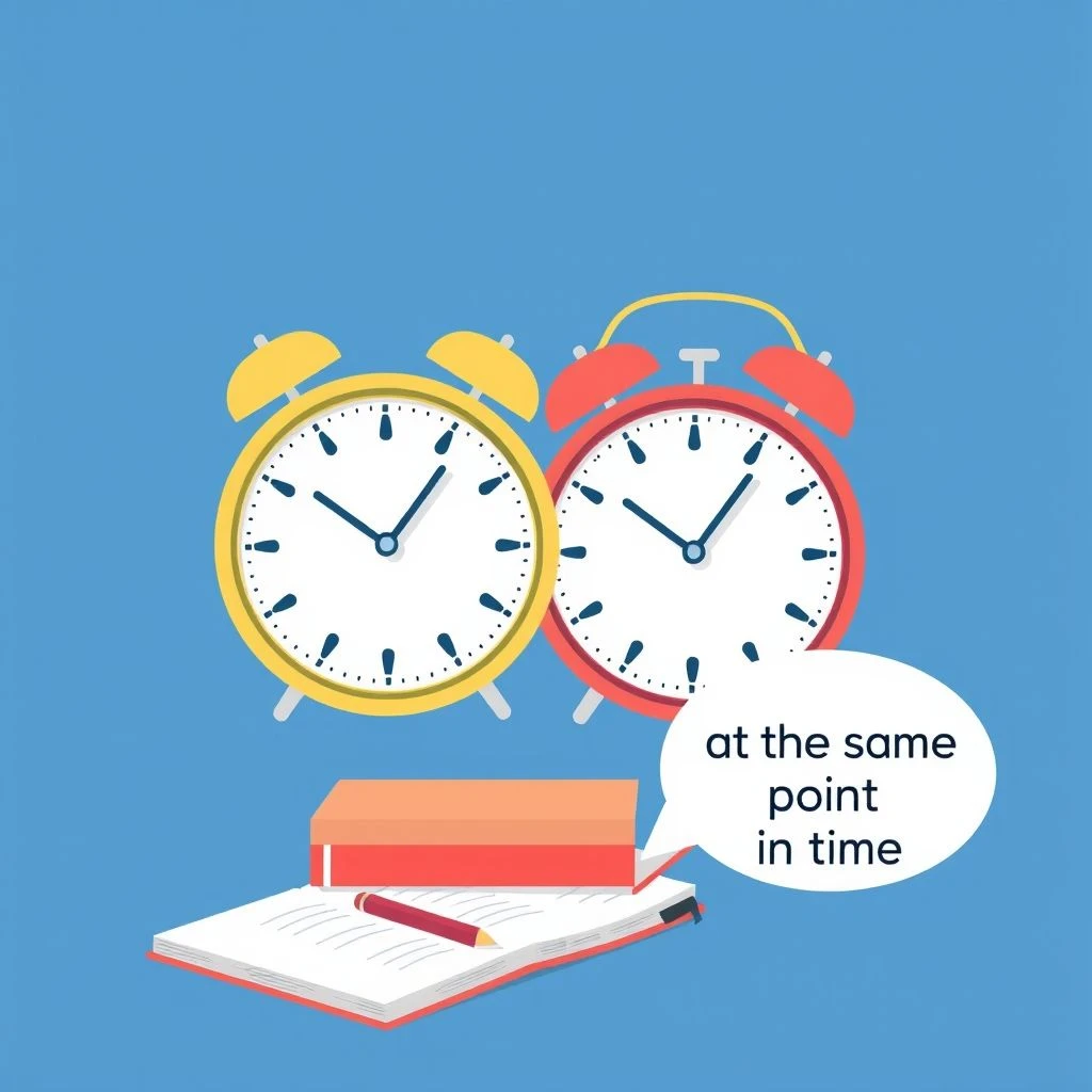 Das Beherrschen von at the same point in time Ein einfacher Grammatikleitfaden