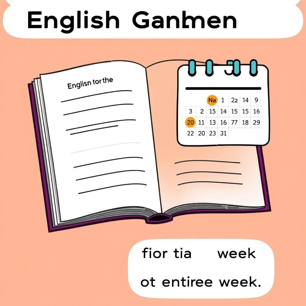 Die Beherrschung von for the entire week Ein Einfacher Grammatikleitfaden