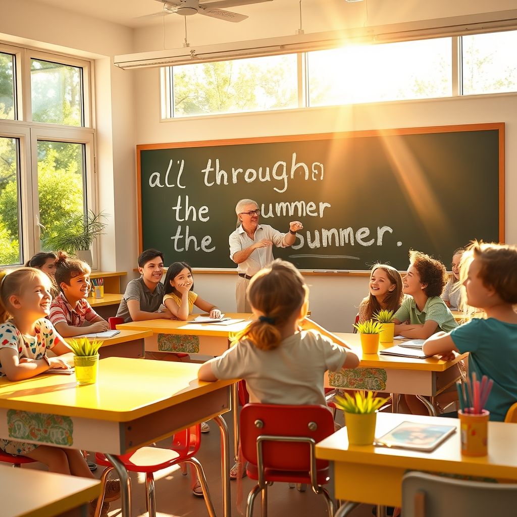 Dominando all through the summer guía sencilla de gramática y ejemplos útiles