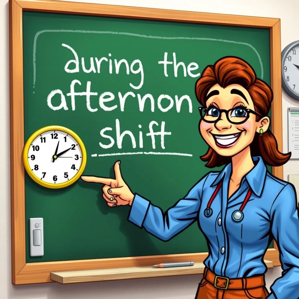 Dominando During the Afternoon Shift Guía Sencilla de Gramática