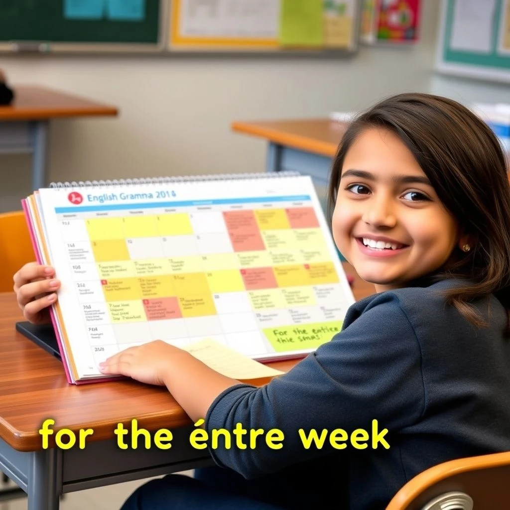Dominando for the entire week una guía sencilla de gramática para toda la semana