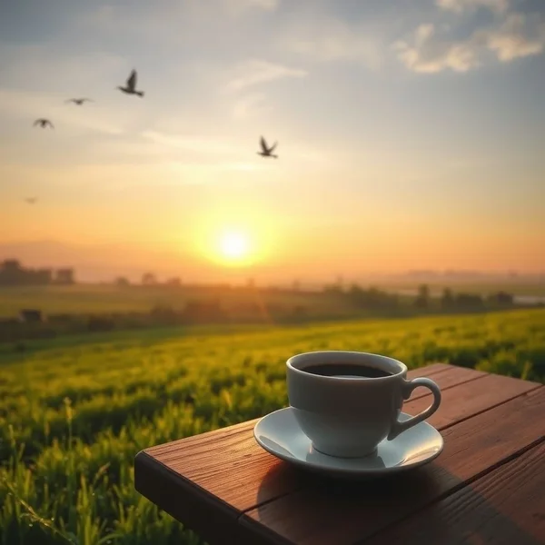 Just after sunrise – a beautiful start to the day