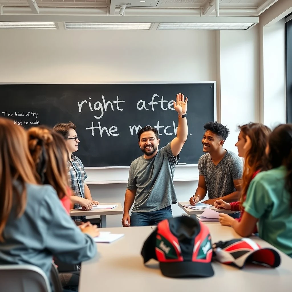 Dominando Right After The Match: Guia Completo para Usar Advérbios de Tempo em Inglês