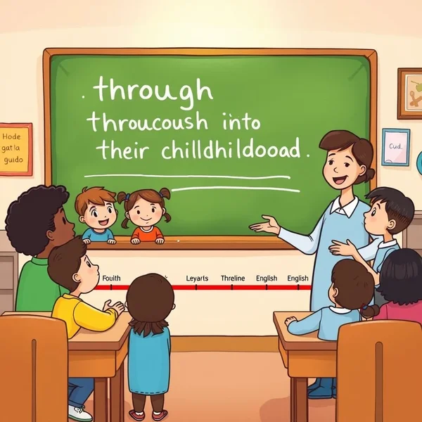 Compreendendo "Throughout Their Childhood"