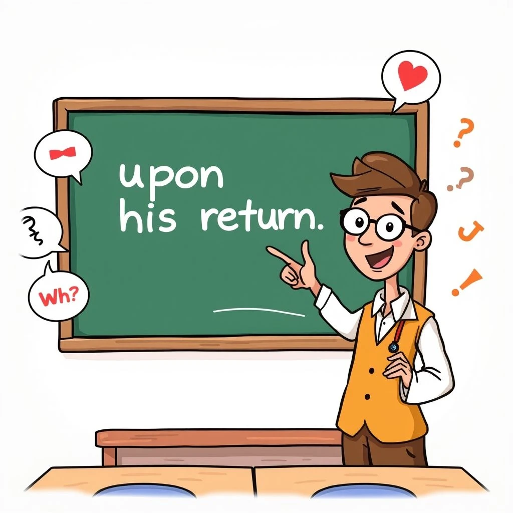 Dominando Upon His Return: Guía Sencilla para Usar Esta Frase Naturalmente