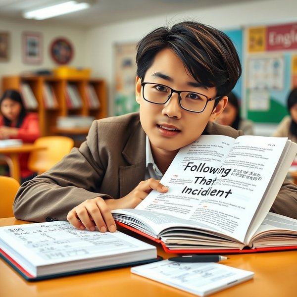 Using 'Following That Incident' in English