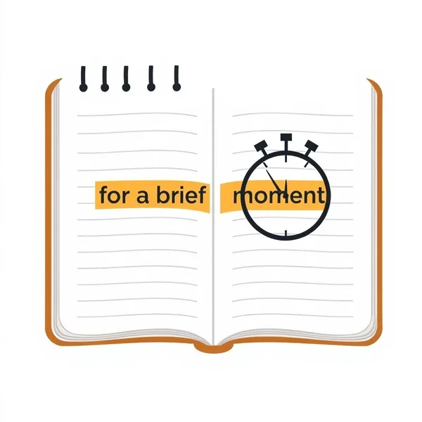 Mastering "For a Brief Moment" in English