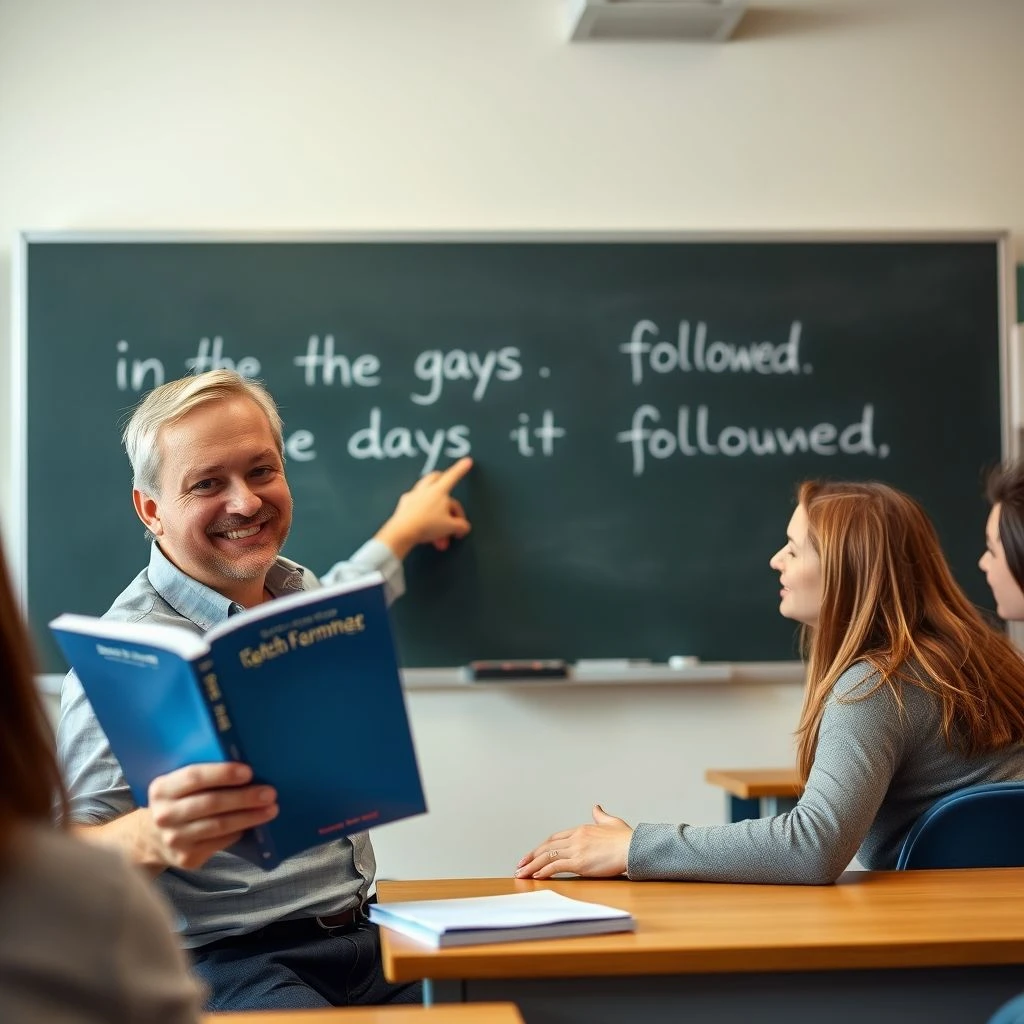 “in the days that followed” beheersen met deze eenvoudige grammaticagids