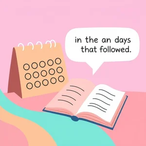 "in the days that followed" 완전 정복 쉬운 문법 가이드로 영어 표현력 키우기