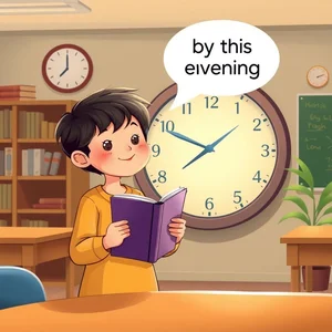 Làm Chủ By This Evening Hướng Dẫn Ngữ Pháp Tiếng Anh Hiệu Quả