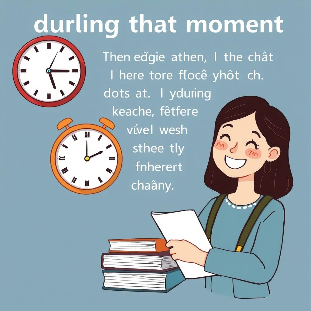 Làm Chủ Cụm Từ during that moment Hướng Dẫn Ngữ Pháp Đơn Giản Dễ Hiểu