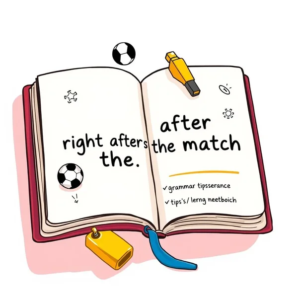 Right After The Match - Meaning and Usage