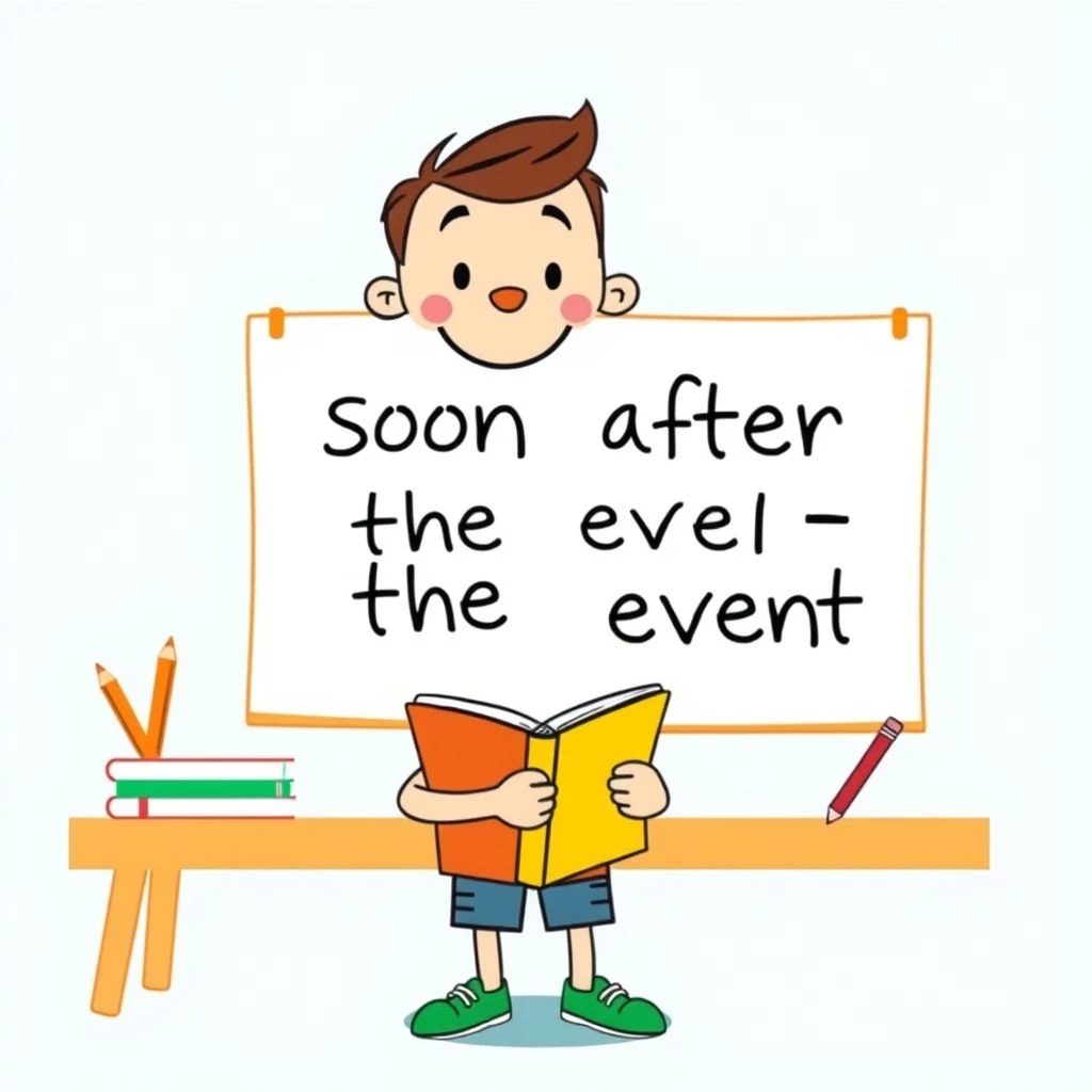 Maîtriser "Soon After the Event" Soon After the Event Guide Simple Grammaire