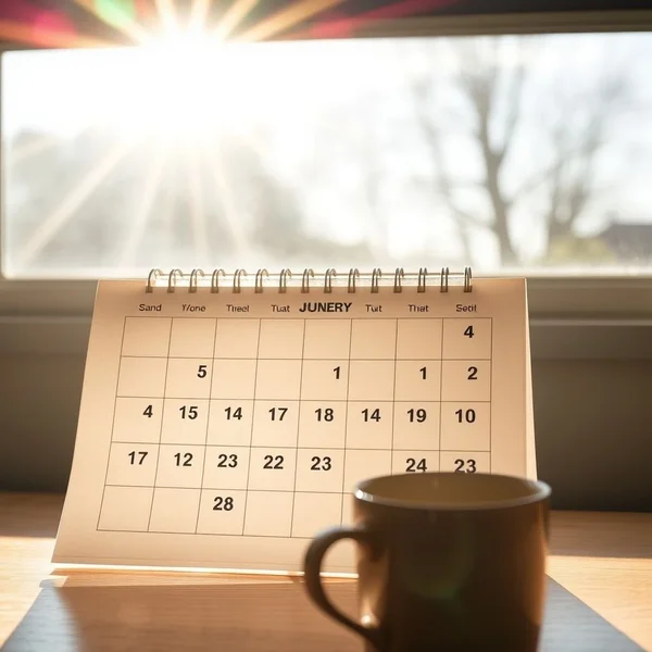 at the start of the month