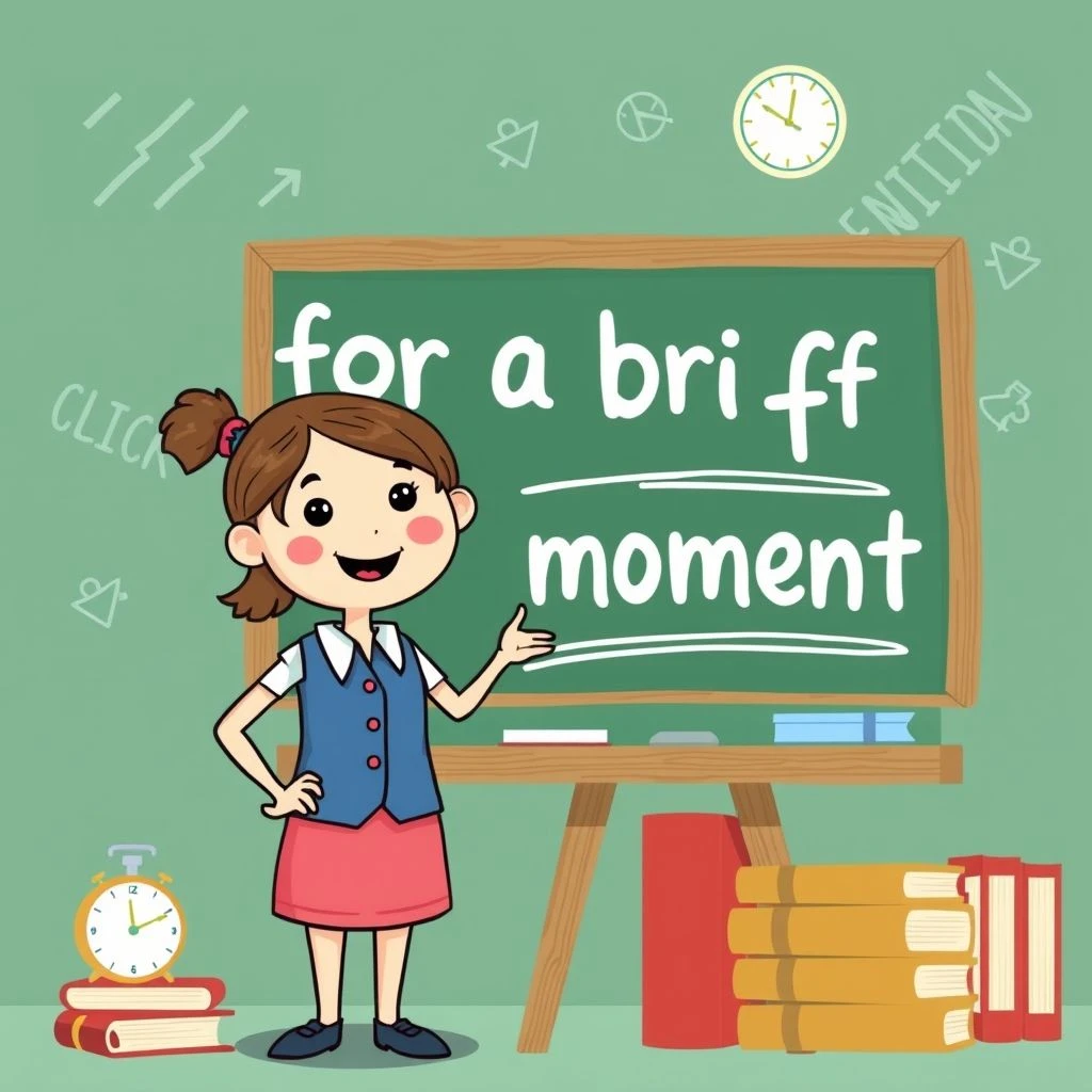 Menguasai For a Brief Moment Panduan Frasa Adverbial dalam Bahasa Inggris