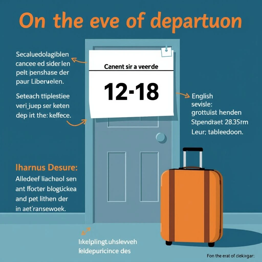 On the Eve of Departure Beheersen Jouw Essentiële Grammatica Gids