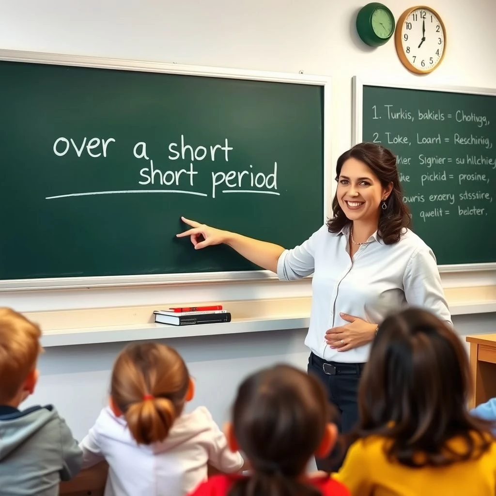 Over a Short Period Ustalaşmış İfadesiyle İngilizce Akıcılığı Kısa Sürede Geliştirin