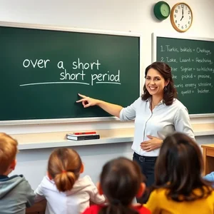 Over a Short Period Ustalaşmış İfadesiyle İngilizce Akıcılığı Kısa Sürede Geliştirin