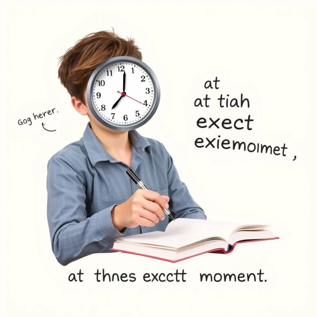 Padroneggiare at that exact moment Una semplice guida grammaticale