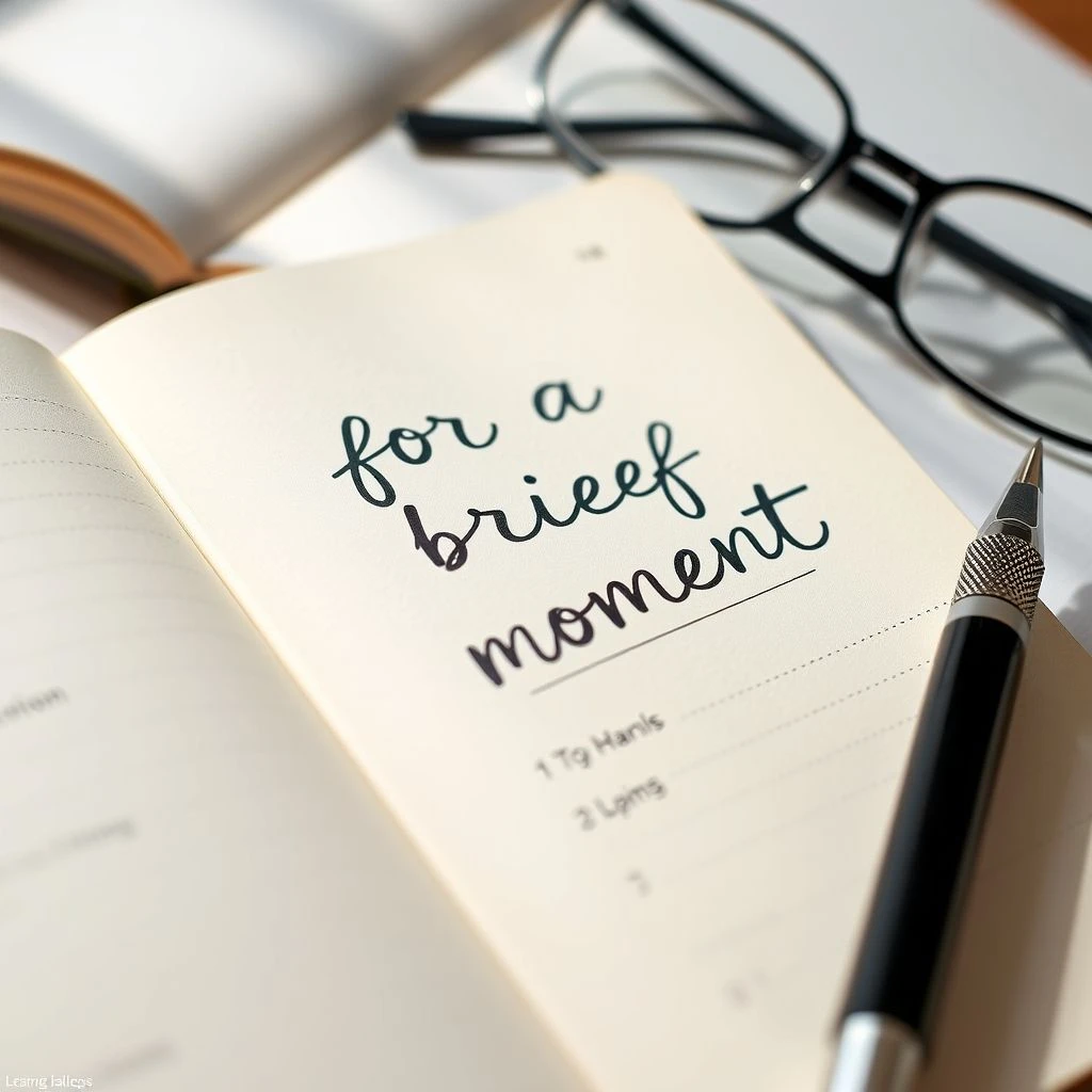 Padroneggiare For a Brief Moment: Guida alle Frasi Avverbiali Inglesi