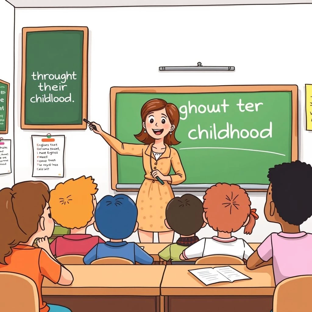 Padroneggiare throughout their childhood guida semplice alla grammatica