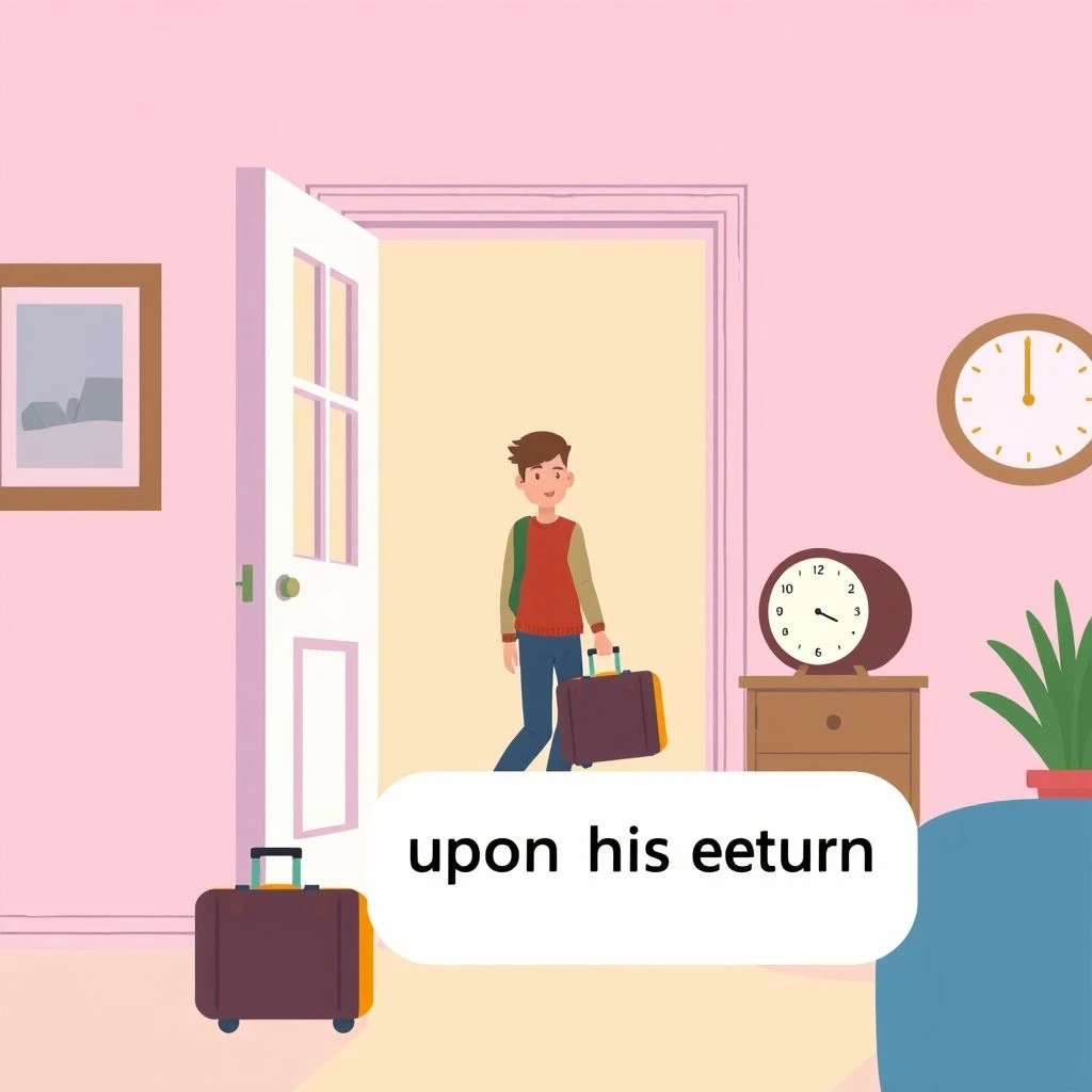 Padroneggiare Upon His Return: Guida Pratica per Usare l’Espressione