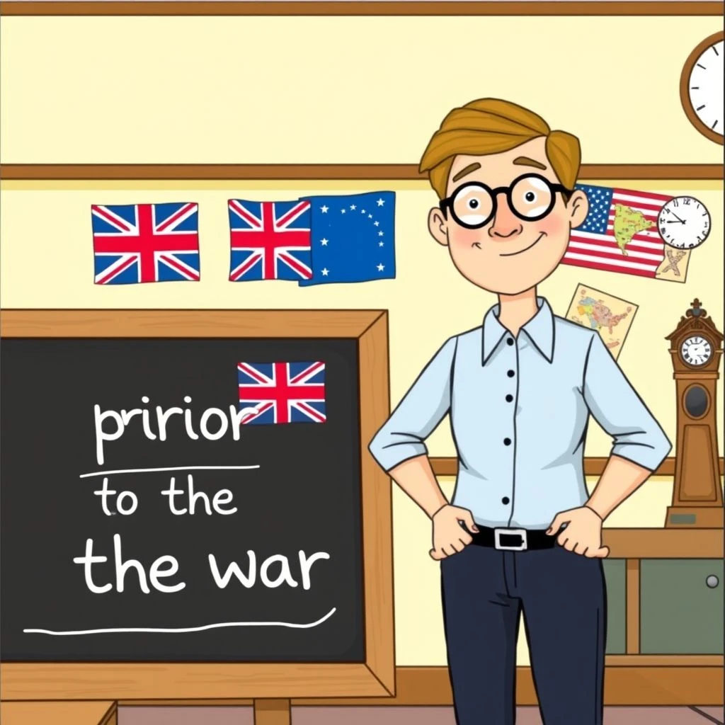 Prior to the war Explicado para Aprendizes de Inglês: Como Usar e Quando Aplicar