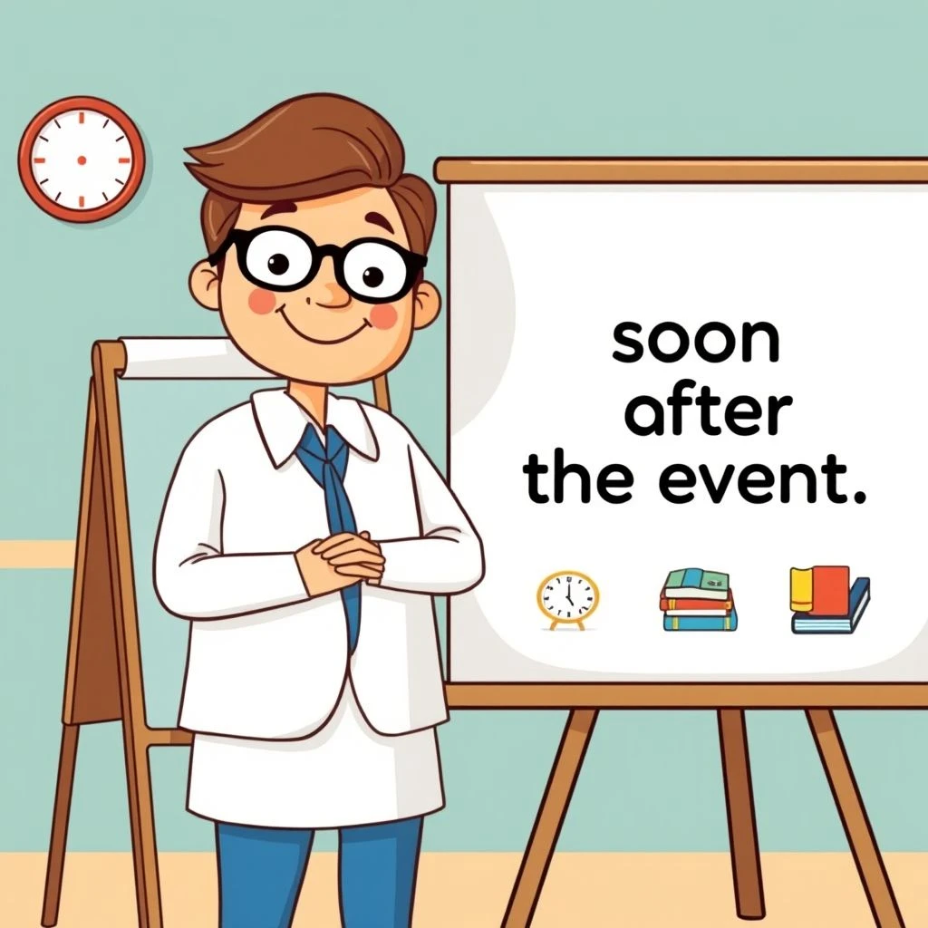 Soon After the Event Ustalığı İngilizce Öğrenenler için Dil Bilgisi Rehberi