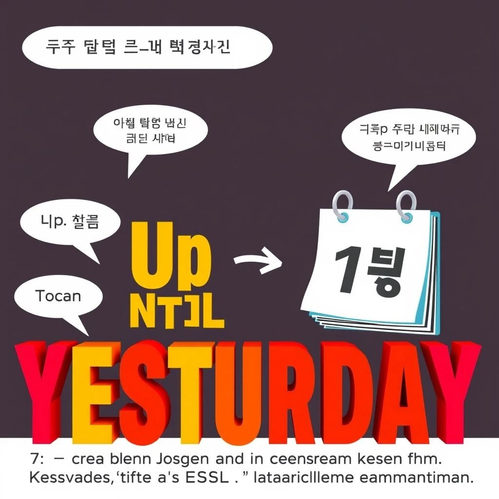 Up Until Yesterday 완전 정복 간단한 문법 가이드로 영어 자신감 키우자