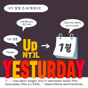 Up Until Yesterday 완전 정복 간단한 문법 가이드로 영어 자신감 키우자