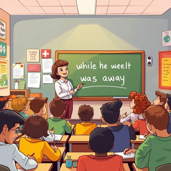 ESL Öğrencileri için "While She Was Away" Kalıbında Ustalaşmak