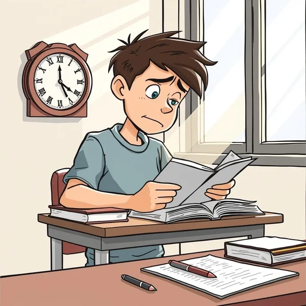 Studying immediately before the exam