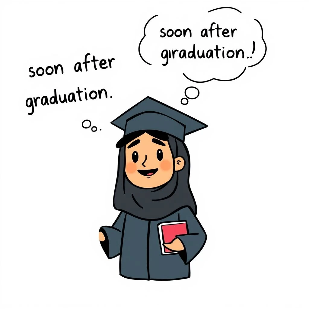إتقان استخدام soon after graduation دليل قواعد بسيط للمبتدئين