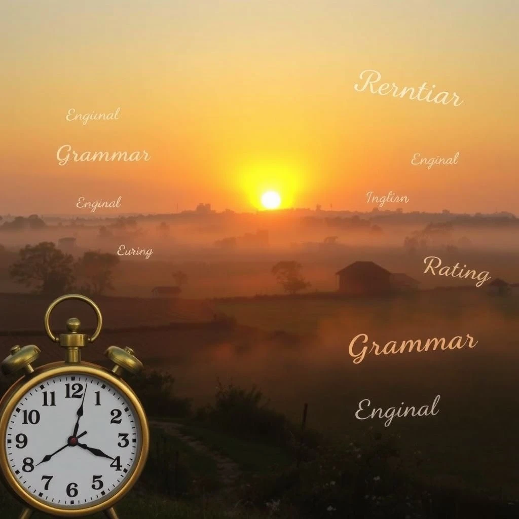 إتقان عبارة just after sunrise دليل مبسط لقواعد اللغة لاستخدام العبارات الزمنية