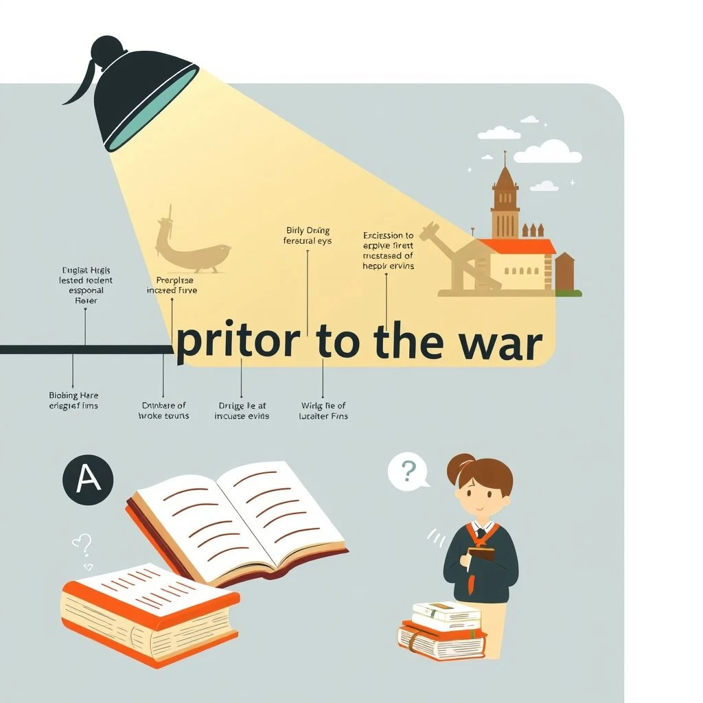 prior to the war شرح عبارة وظرفيتها مع أمثلة واستخدامات