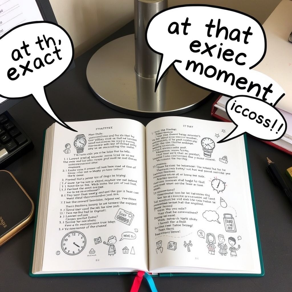 掌握“at that exact moment”简单语法指南让表达更精准自然