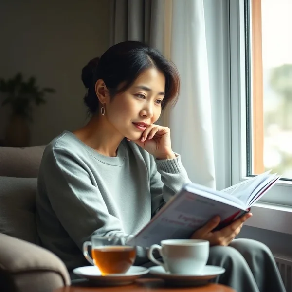 图片：一个人在during her illness时安慰他人，展现了在艰难时刻的支持和关怀。