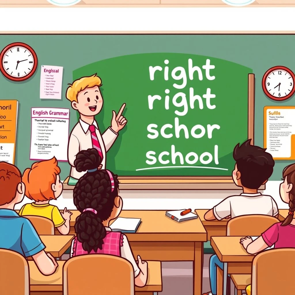 Осваиваем right after school: гид по английской грамматике и разговорам