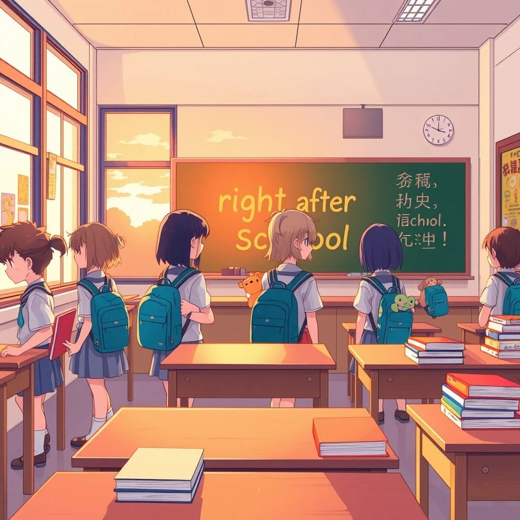 Right After Schoolをマスターするシンプルな英語文法ガイド｜使い方と例文で学ぶ