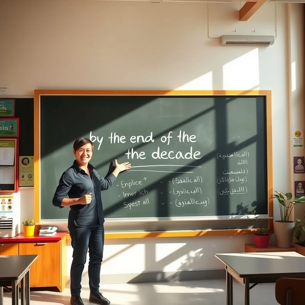 إتقان عبارة by the end of the decade: قواعد اللغة والاستخدام الفعال