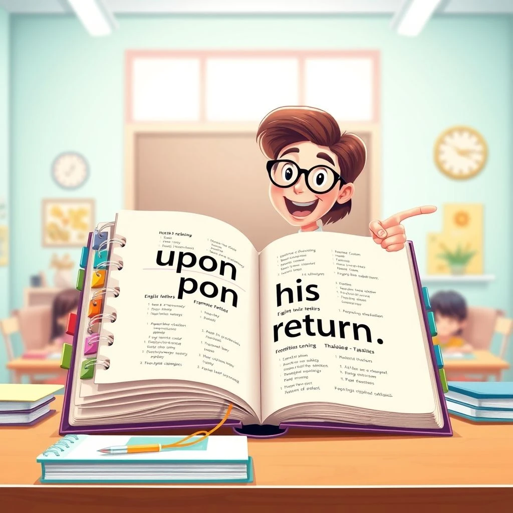 เชี่ยวชาญ Upon His Return คู่มือไวยากรณ์ง่าย ๆ ที่คุณต้องรู้