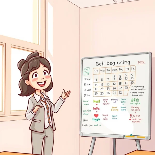 at the start of the month